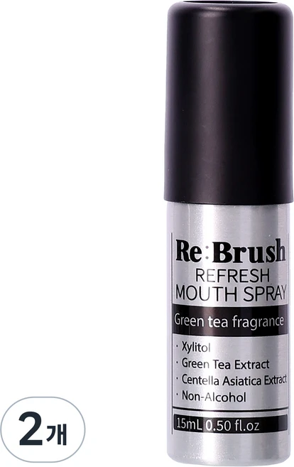 [구강유산균] 리브러쉬 리프레쉬 무알콜 구강스프레이, 15ml, 2개 - 쿠팡
