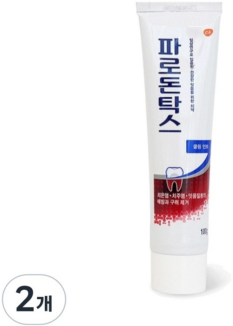 파로돈탁스 쿨링 민트 치약, 100g, 2개