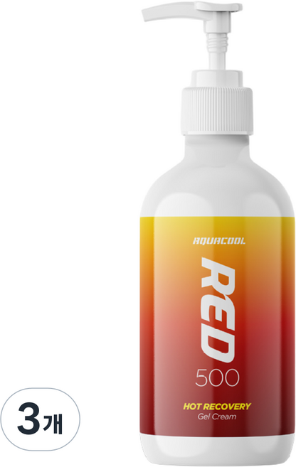 아쿠아쿨 레드500, 500ml, 3개