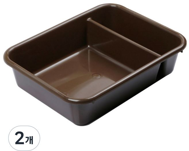 마더쿡 PC 식기 수거함 그릇 수거용 박스 업소용 식당 퇴식대 정리함, 2개