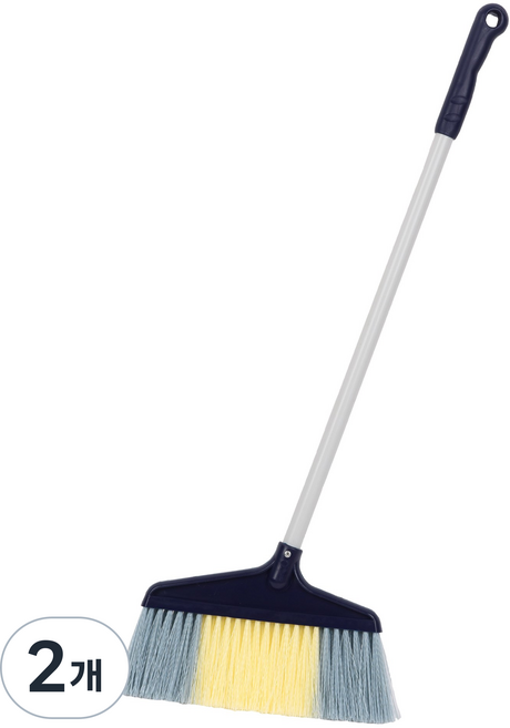 필굿리빙 표준 빗자루, 2개, 혼합색상
