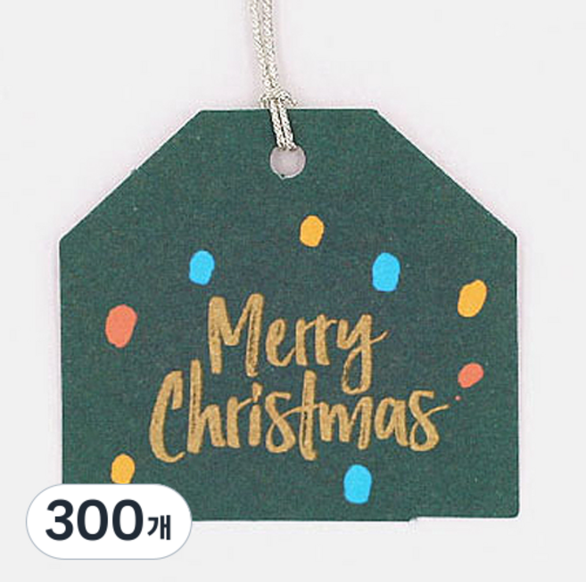 [오브제스타]크리스마스 그린텍, 300개