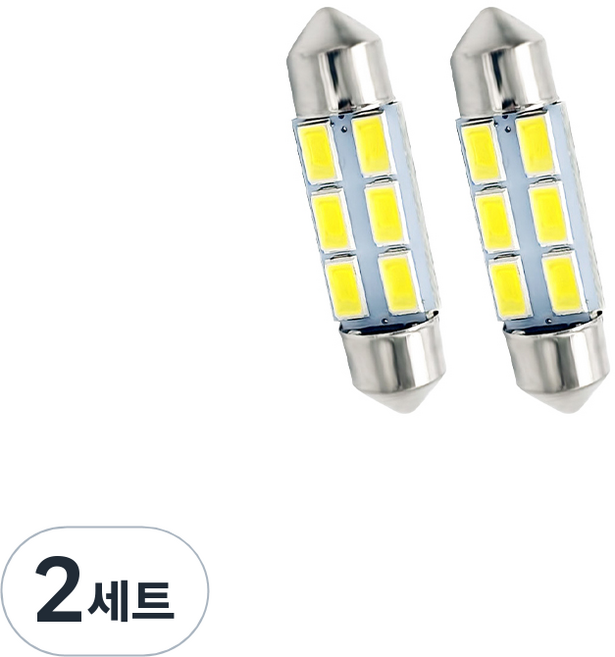화물차 대형트럭 24V 36mm 6LED 국산 5630CHIP (2개1세트), 2세트