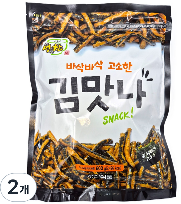 김맛나 바삭바삭 고소한 추억의 옛날과자(간편술안주 간식), 600g, 2개