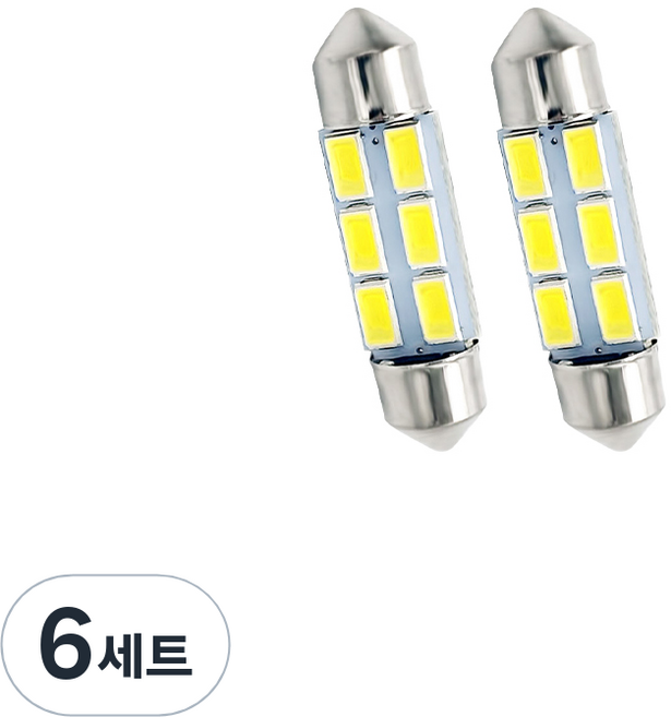 화물차 대형트럭 24V 36mm 6LED 국산 5630CHIP (2개1세트), 6세트