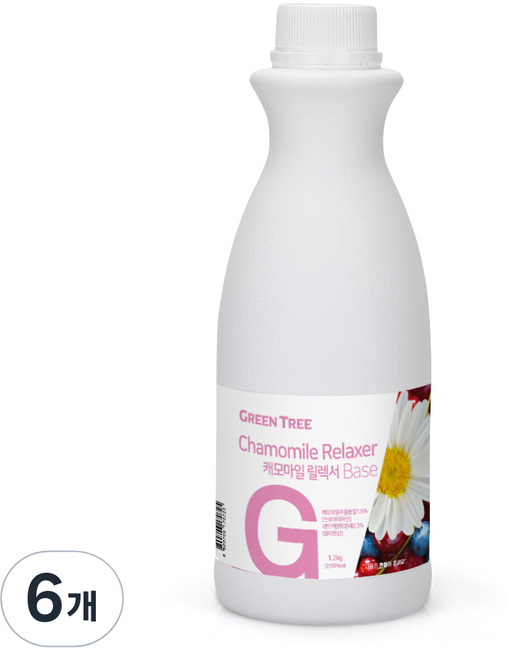 그린트리 캐모마일릴렉서베이스-1.2kg, 1.2kg, 6개