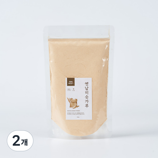 백년본가 100% 국산 곡물 식사대용 미숫가루, 2개, 500g