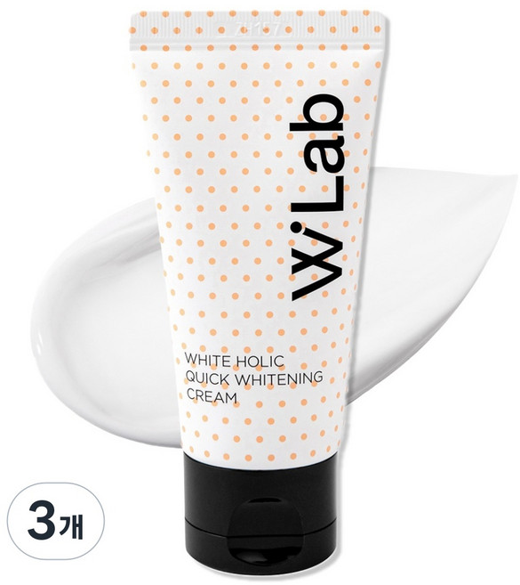 더블유랩 화이트홀릭 미백크림, 50ml, 3개