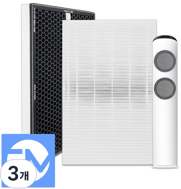 삼성 블루스카이9000 공기청정기 필터 CFX-2TAA/CFX-2TAB, 3개, 복합형 필터
