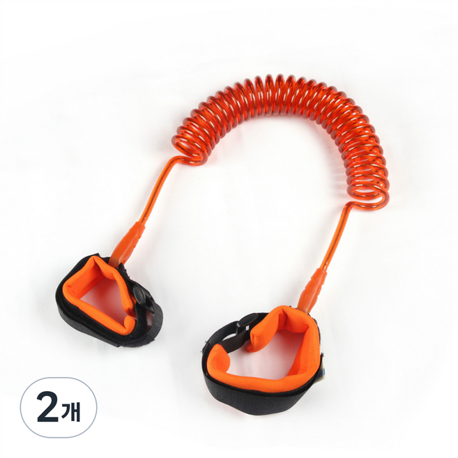 솔레르 튼튼한 미아방지끈, 2개, 오렌지