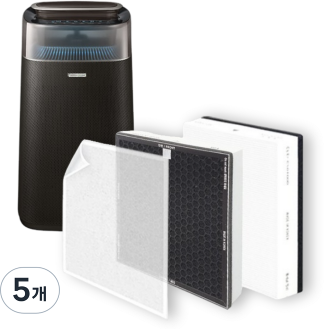 삼성 블루스카이 해파+탈취+필터세이퍼 필터세트 CFX-C100D 전용 호환, 5.CFX-C100D 프리미엄형, 5개