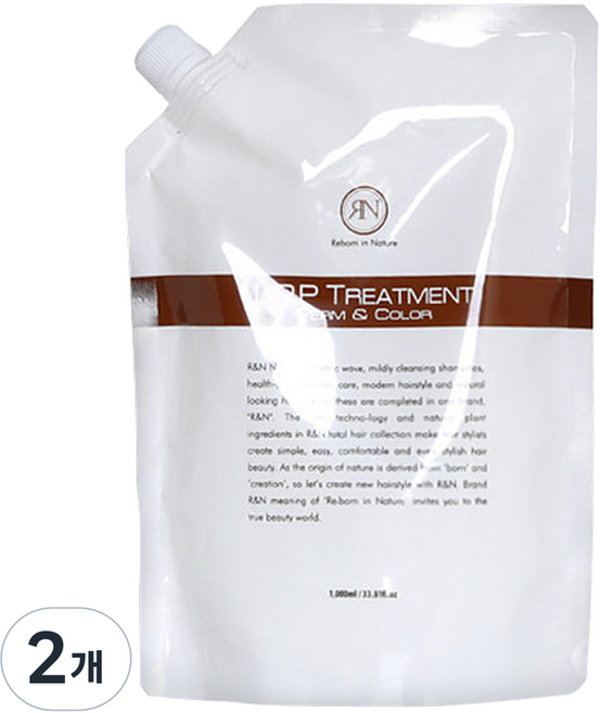 일진 아렌 LPP 트리트먼트 펌 컬러 파우치형 리필형, 1L, 2개