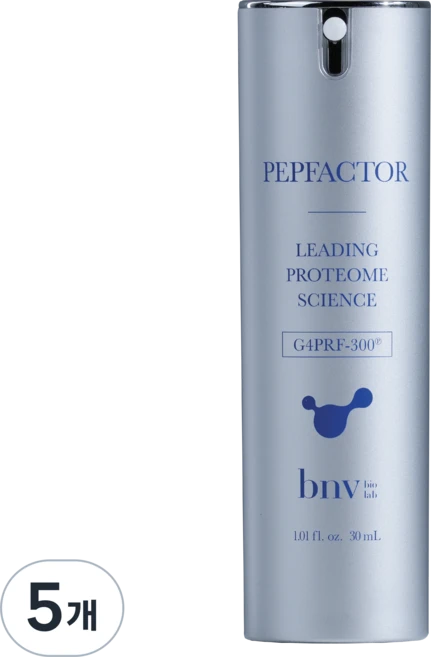 [진정 재생] 비엔뷔 바이오랩 펩팩터 BNV Biolab PEPFACTOR, 5개, 30ml - 쿠팡
