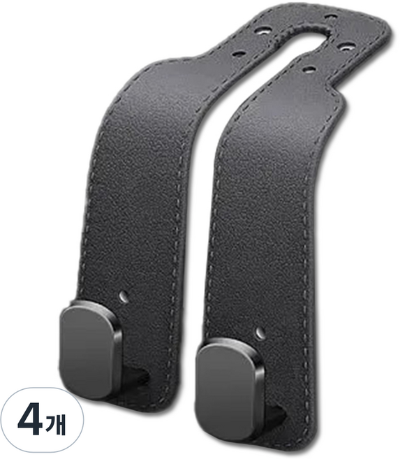 심플리프 자동차 후크, 블랙, 4개