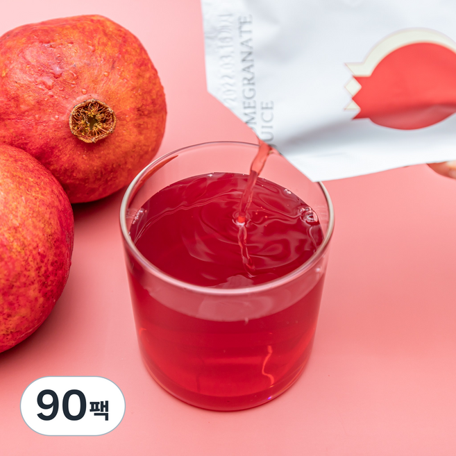 [엘라그산 함유인증]즙문가 갱년기 석류즙 석류주스 식물성 에스트로겐, 90팩
