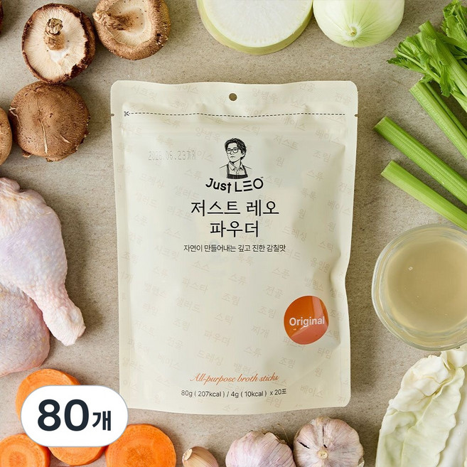 9위 - 강레오 셰프의 노하우가 담긴 '저스트레오' 오리지널 파우더, 80개, 4g