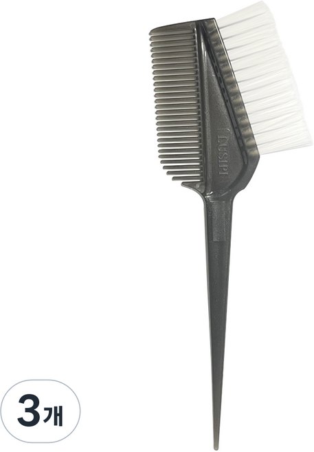 루시피 와이드 염색솔 염색빗 염색붓 브러쉬, 3개