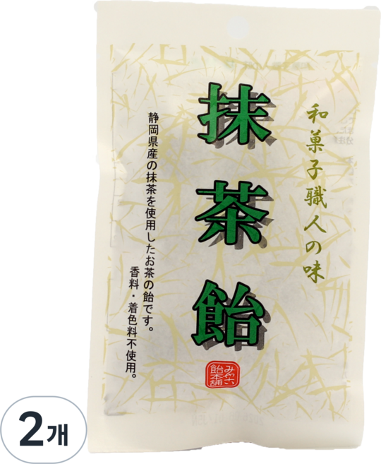 모란봉 미야코아메혼포 말차맛, 2개, 28g