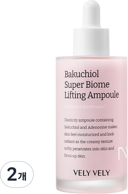 블리블리 바쿠치올 슈퍼 바이옴 리프팅 앰플, 100ml, 2개