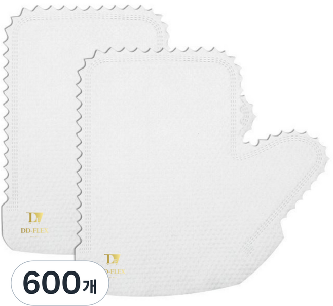 디디플렉스 다용도 부직포 청소 장갑, 화이트, 600개