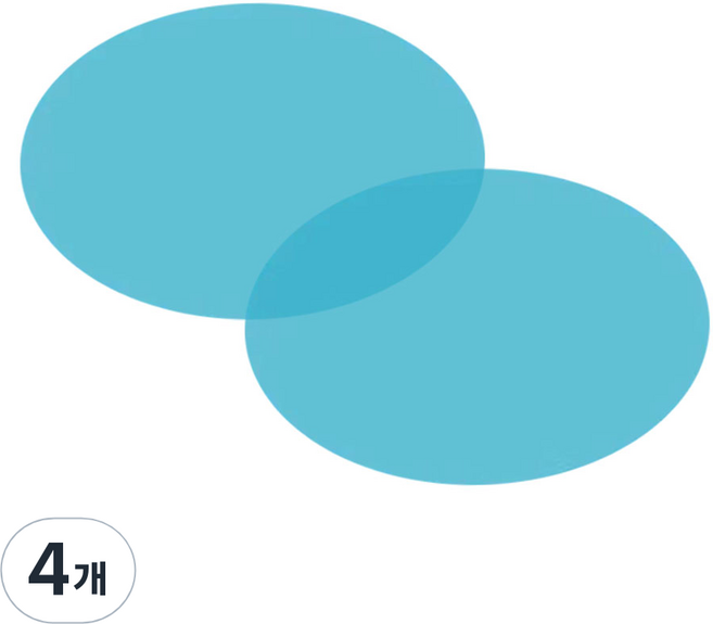 차량용 사이드미러 방수 발수필름 코팅, 4개, 127mm87mm