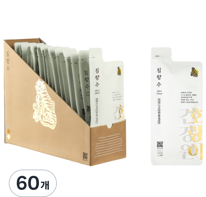 호랑이건강원 침향 침향수, 80ml, 60개