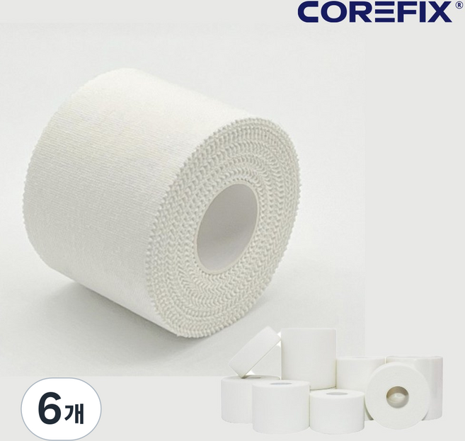 코어픽스 스포츠 면 C테이프 씨테이프, 6개
