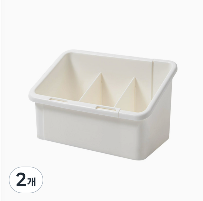 볼리오 욕실장 거울장 길이조절 칸막이 화장품 수납 정리함