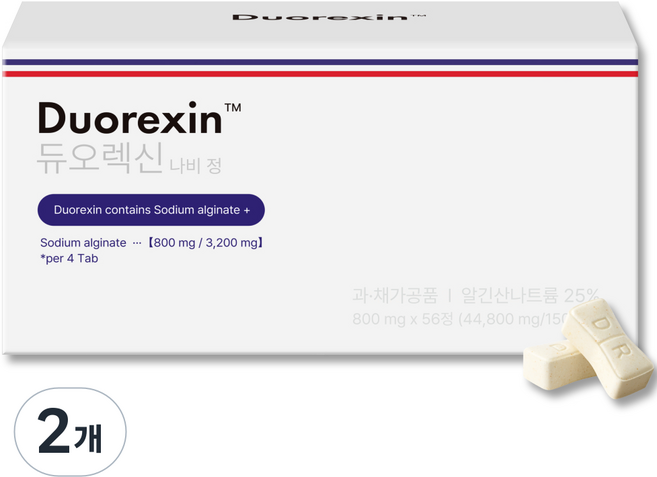듀오렉신 Duorexin 나비정, 56정, 2개