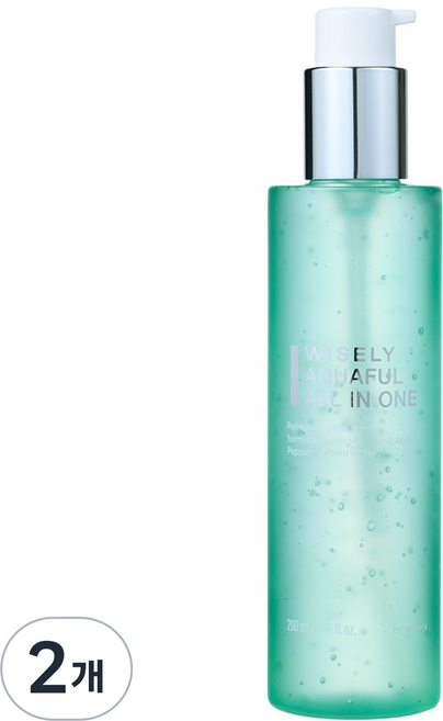 와이즐리 아쿠아풀 올인원 포맨, 2개, 200ml