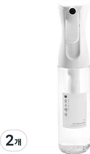 순수백과 피톤치드 프리미엄 스프레이 본품, 300ml, 2개