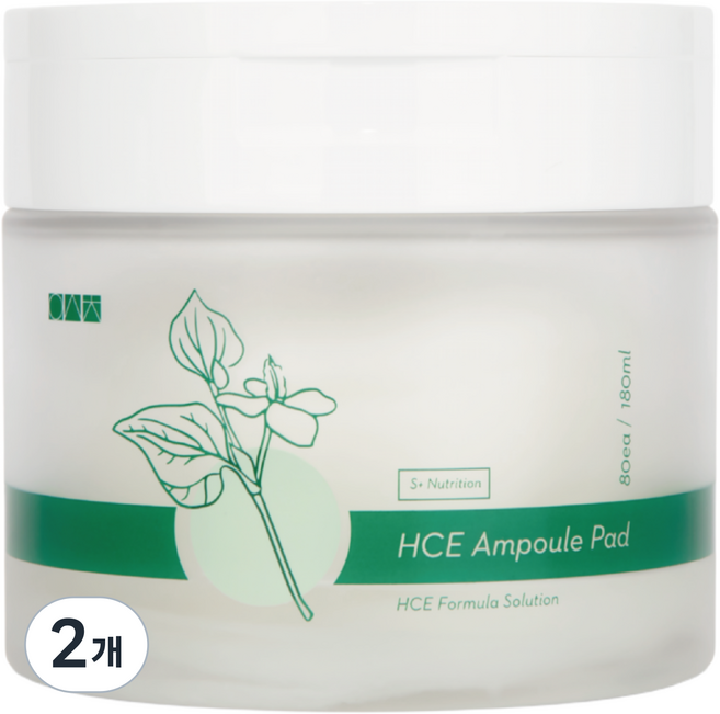 일센치 약초 약모밀 앰플패드 여드름성 피부정화 진정, 2개, 80매입