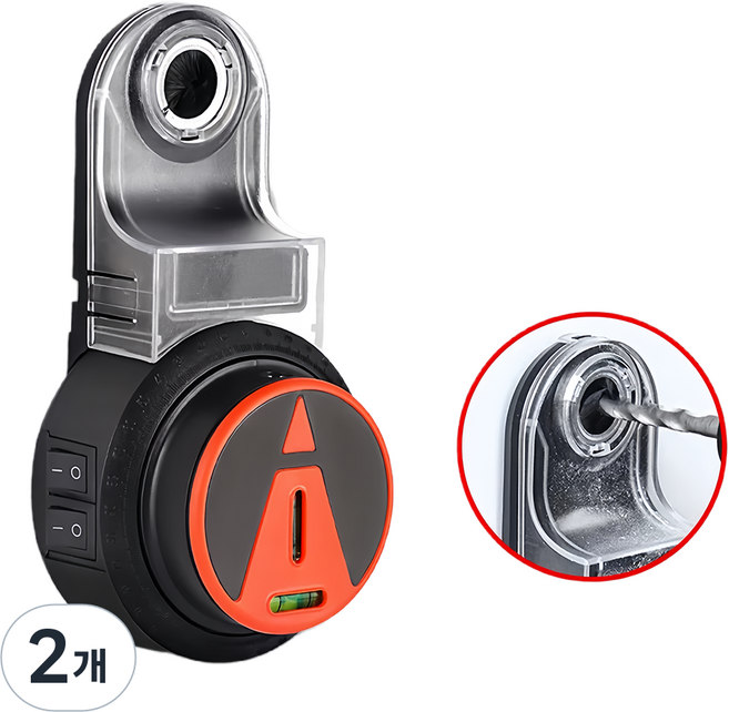 공구PXJ 충전용 수평계 레이저 드릴용 집진기, 2개
