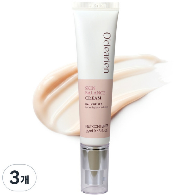 오클리앙 스킨밸런스 크림 수분크림 피부장벽 재생크림 시카엑소좀 세라마이드, 35ml, 3개