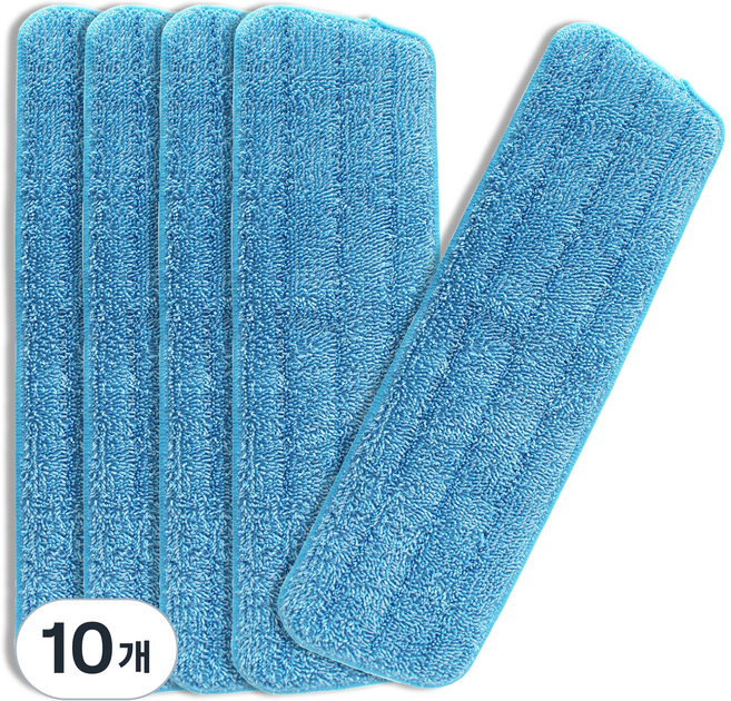 필굿리빙 벨크로 밀대걸레 루프형 리필 블루, 10개