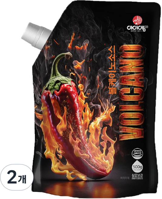 아이엠소스 볼케이노소스, 500g, 2개