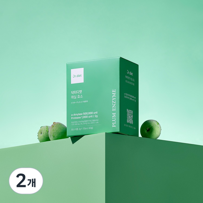 닥터디엣 매실효소 Plum enzyme (30P) 속편한 발효 효소, 2개, 30회분