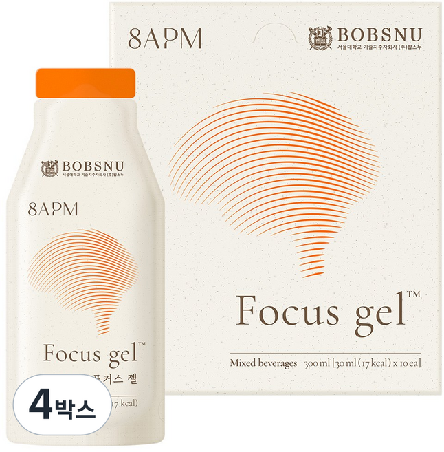 8APM 포커스 젤 갈랑갈 추출물, 4박스, 300ml