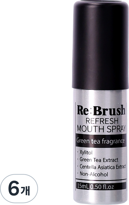 [구강유산균] 리브러쉬 리프레쉬 무알콜 구강스프레이, 15ml, 6개