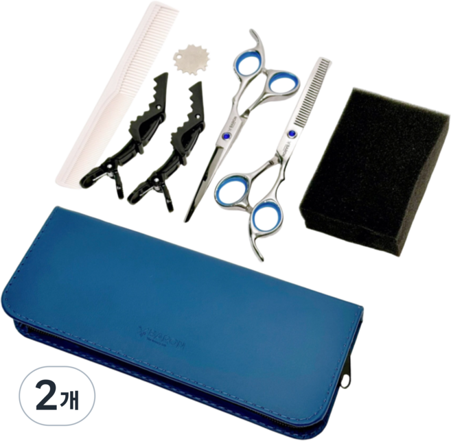 바론 프리미엄 미용 가위 세트, 2개