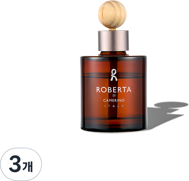 로베르타 차량용(실내용) 냄새 제거 액체형 솔레브라운-갈색, 120ml, 3개, 솔레브라운향