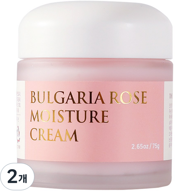 SOSOCO 불가리아 로즈 모이스처 수분크림 고보습크림, 2개, 75g