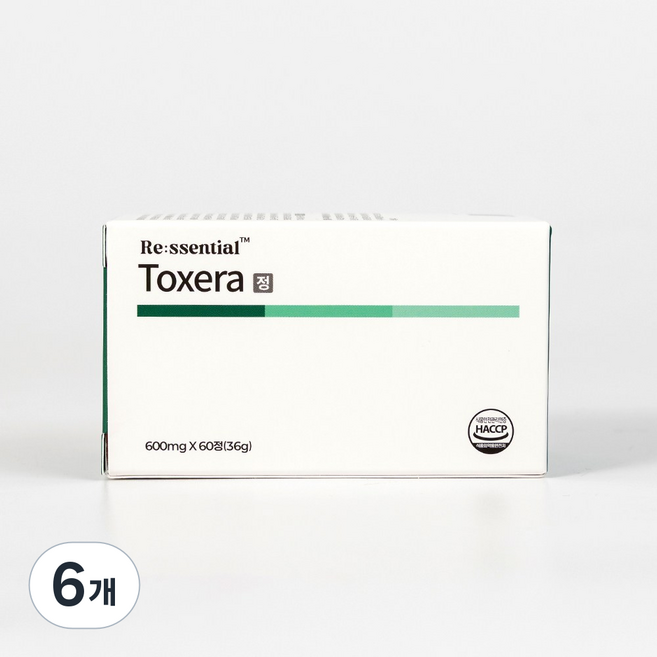 리센셜 알파CD 브로멜라인 알파시클로덱스트린 고체지방컷팅제 톡세라, 6개, 60정