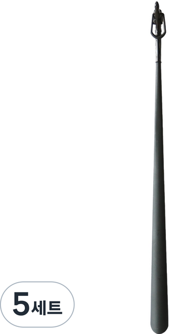 필굿리빙 자석 롱 구두주걱 74cm, 블랙, 5세트