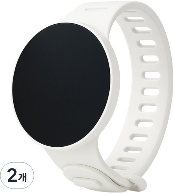 유즈베러띵 맥세이프 스트랩 밴드 핸드폰 스마트폰 N52 자석 거치대 S(24cm), 2개, 화이트