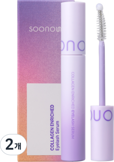수노은 피토콜라겐 45만PPM 인리치드 아이래쉬 세럼 속눈썹 영양제, 2개, 10ml
