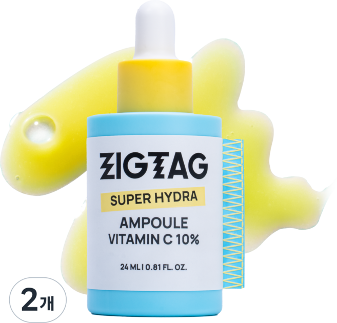 직택 앰플 세럼 순수 비타민C 10% 수분 기미 잡티 색소침착 미백 화이트닝, 2개, 24ml