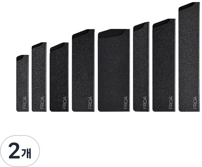 프로아 다용도 칼집 나이프가드 휴대용 칼보관 칼블럭 칼날 보호 케이스, 14) 285x35 사시미, 2개