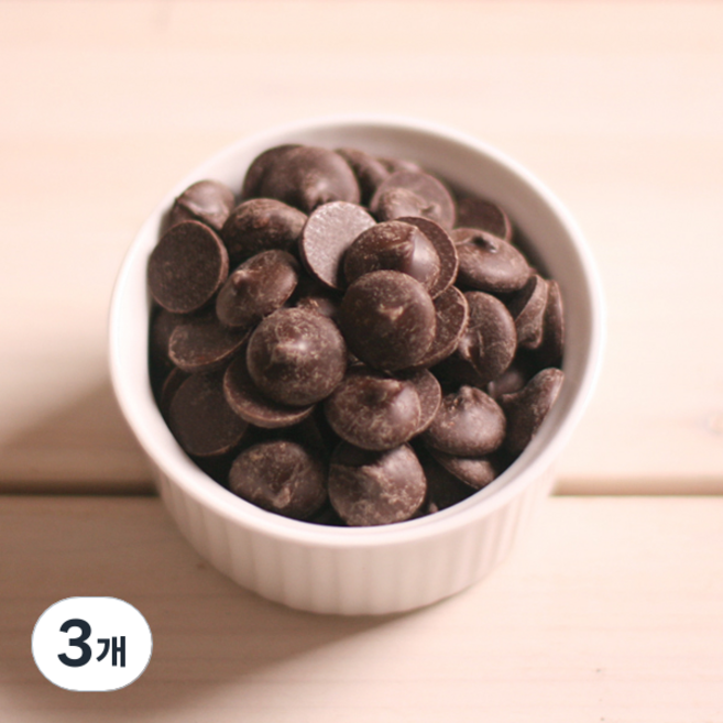 고품격 다크 초콜릿 커버춰 알스트 alast, 3개, 300g