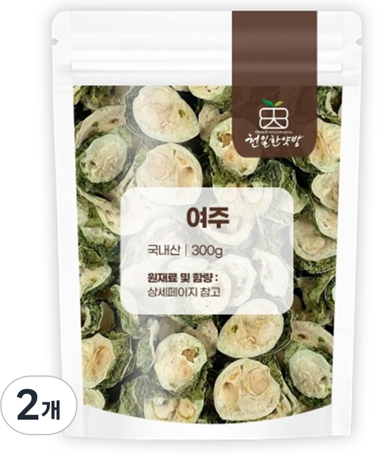국산 2025년 건여주 여주 햇여주, 300g, 2개